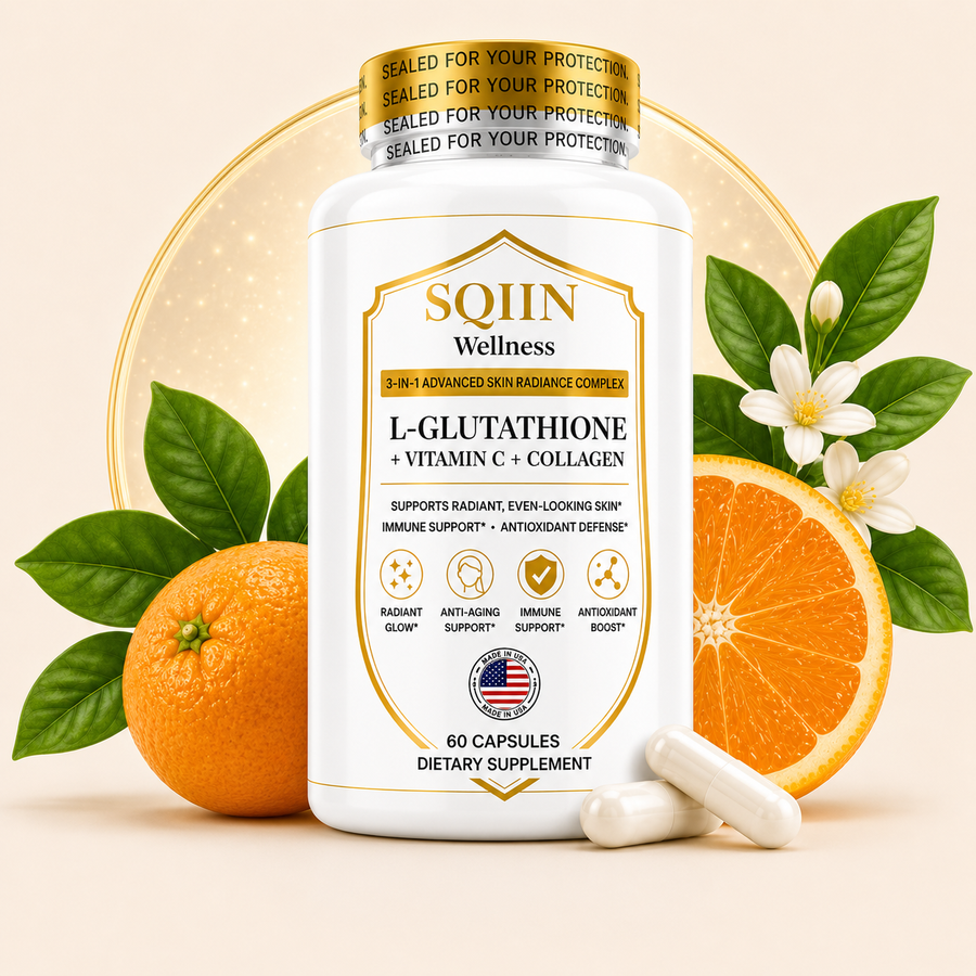 SQIIN Wellness L-Glutathione + Vitamin C + Collagen